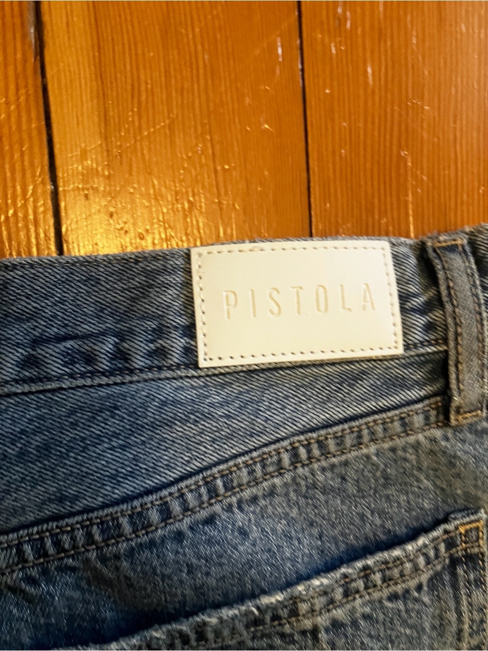 Pistola | 31 | Women's Wes High Rise Barrel Jeans | Light Blue Spectacle - Picture 6 of 9